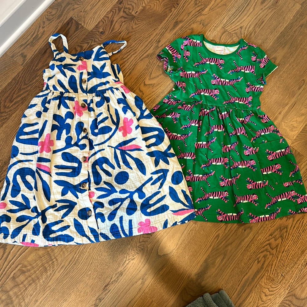 Bundle of Hanna Andersson Dresses size 6-7